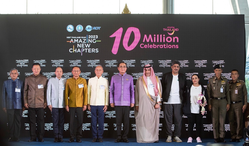 ททท. ส่งการบ้านรัฐบาล จัดกิจกรรม “Amazing Thailand 10 Million Celebrations” ต้อนรับนักท่องเที่ยวต่างชาติเข้าไทยครบ 10 ล้านคน